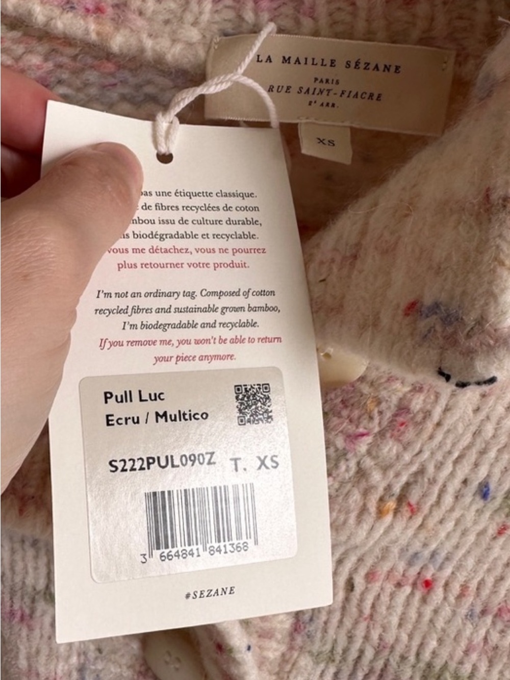 Nwt Sezane Luc jumper